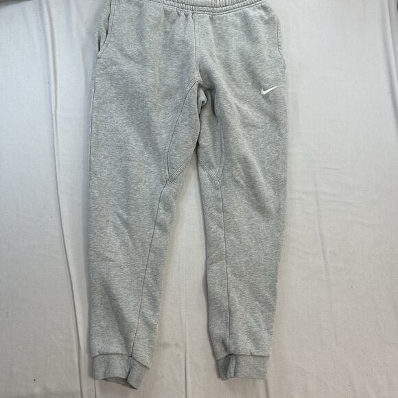 Nike Sweatpants Mens Small Gray Joggers Fleece Athletic Pants Logo - Picture 4 of 8